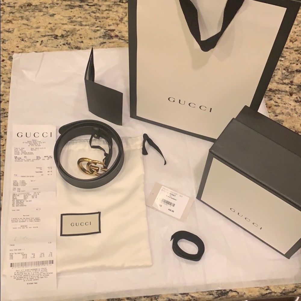 Gucci Belt 1.5” size 80
